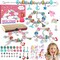 Making Kit - Kids Toys Arts Crafts for Kids Age 6 7 8 9 10+ Year Old, Charm Bracelet Making Supplies Beads, Girl Birthday Party Game Children Christmas Stocking